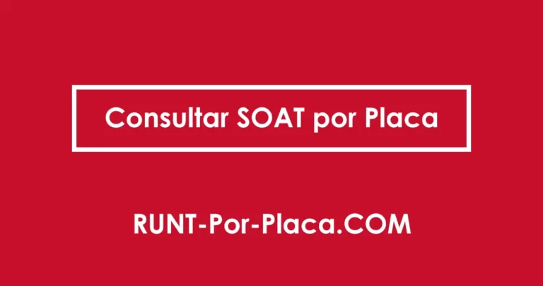 Consultar SOAT por Placa