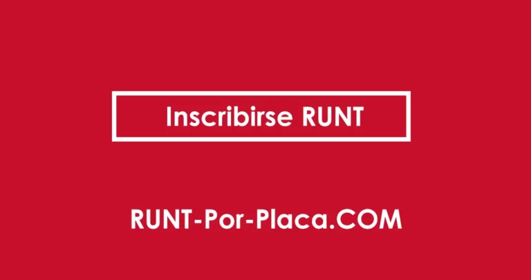 ¿Cómo inscribirse en el RUNT